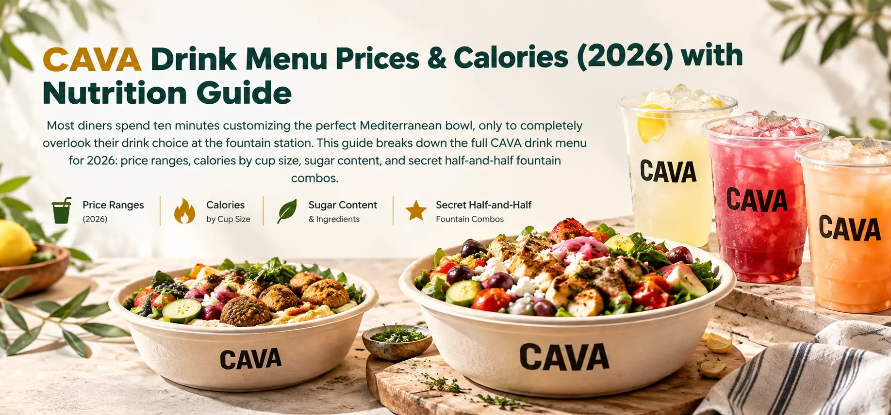 cava drink menu