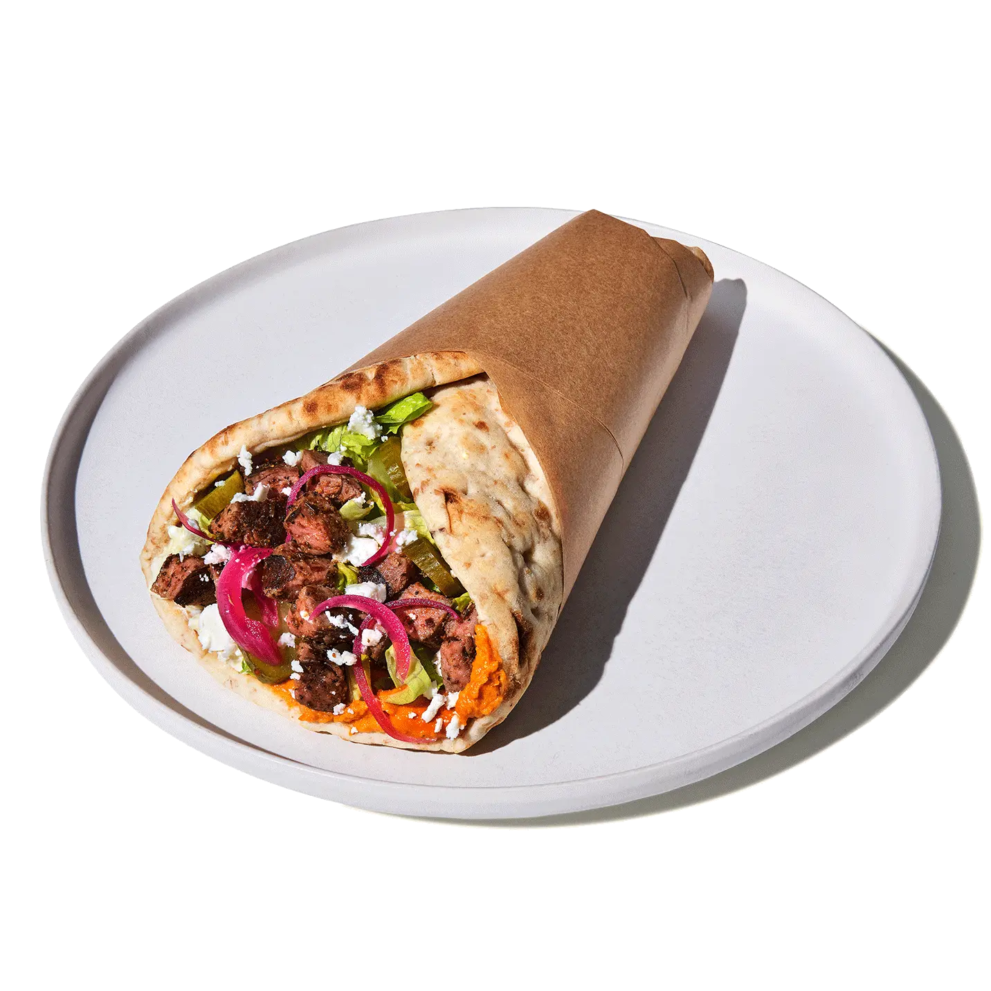 Steak + Feta Pita Wrap